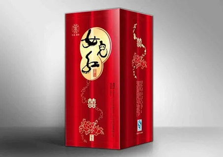 白酒盒包装 （平面图）图片