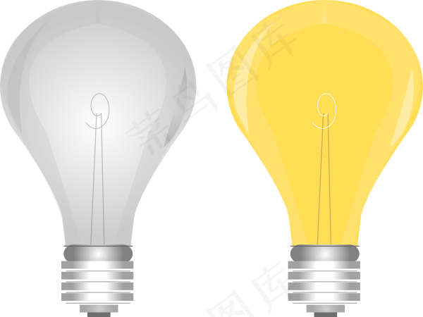 关闭剪贴画的灯泡