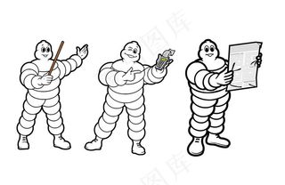 米其林轮胎先生图片