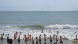 夏天的海滩图片