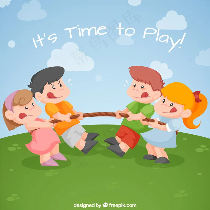 绿色背景矢量图