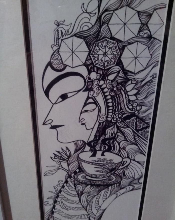 手绘插画图片