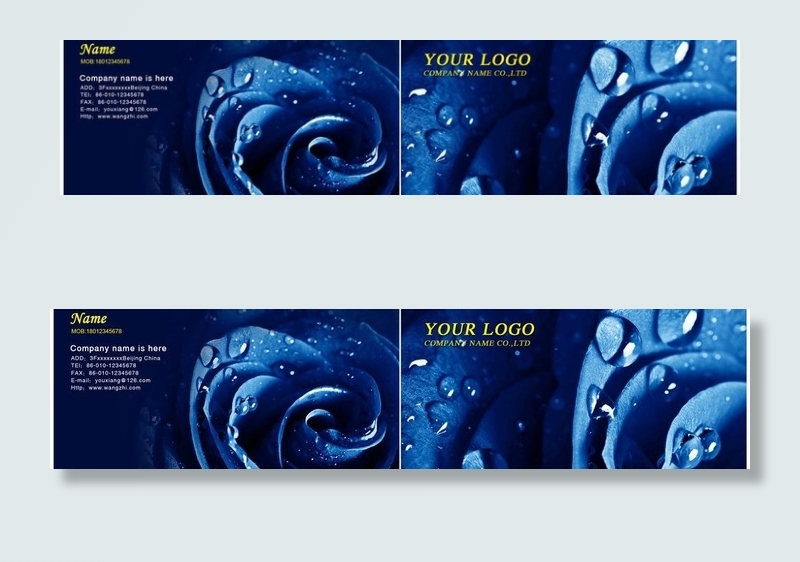 花店名片 美容 花店图片