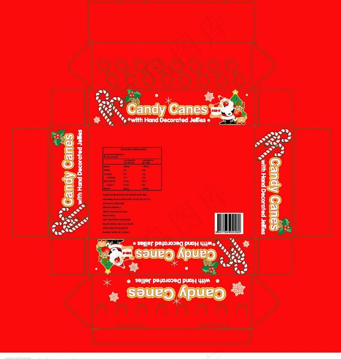 圣诞糖果盒图片