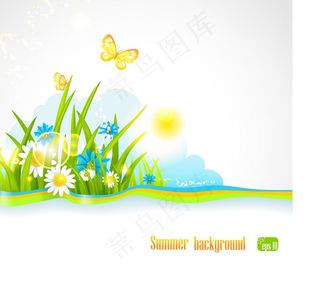 矢量春天美景图片