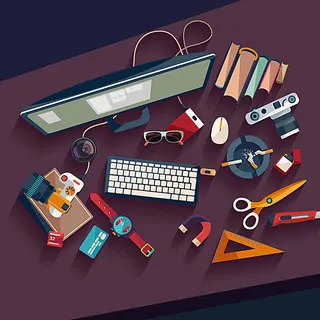 商务办公插画图片