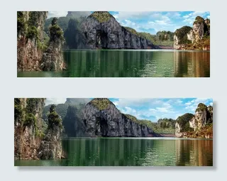 平坝县斯拉河图片