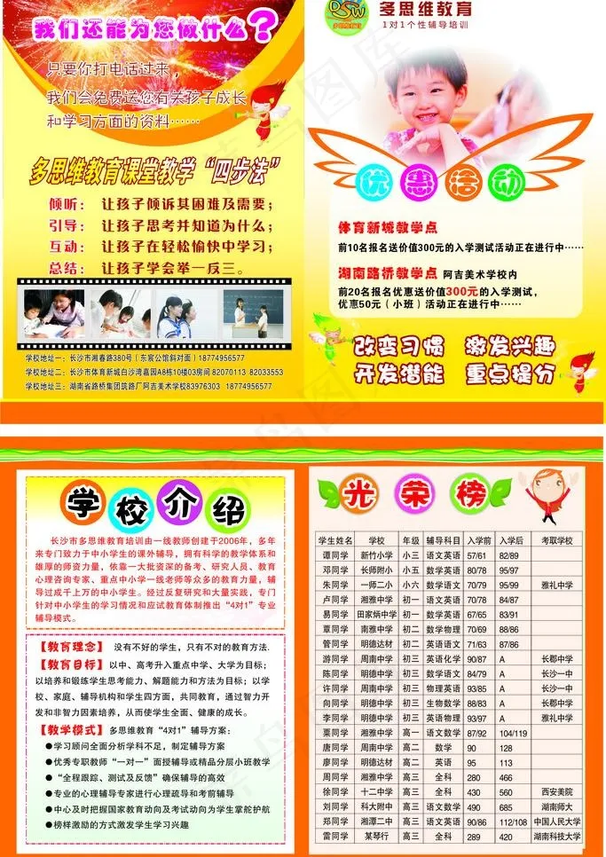 多思维教育图片cdr矢量模版下载