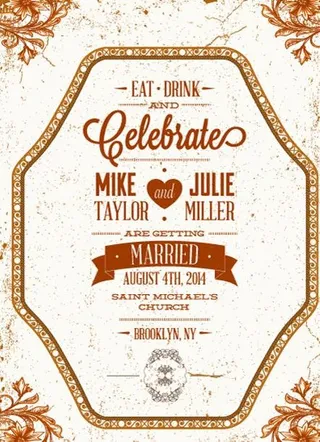 婚礼请柬背景图片