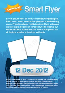 欧美新年商业海报PSD分层素