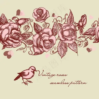 婚礼贺卡矢量素材