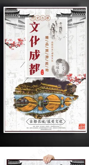 17年中国古都成都宣传海报