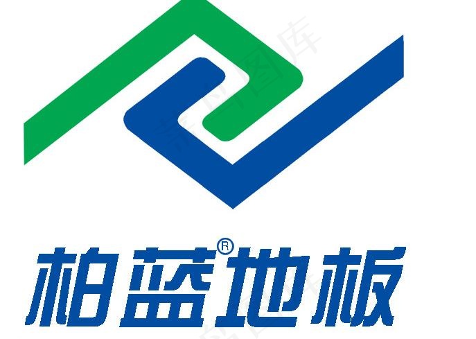 柏蓝地板标志图片psd模版下载
