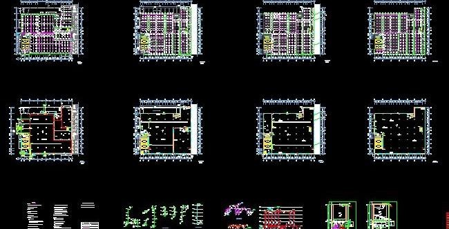 汽车维修中心消防喷淋施工图