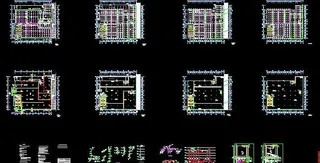 汽车维修中心消防喷淋施工图