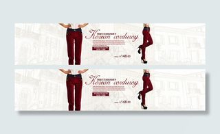 淘宝韩版灯铅绒女裤全屏海报psd素...