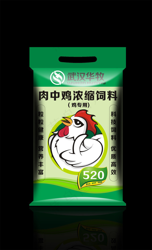 家畜饲料包装设计cdr矢量模版下载