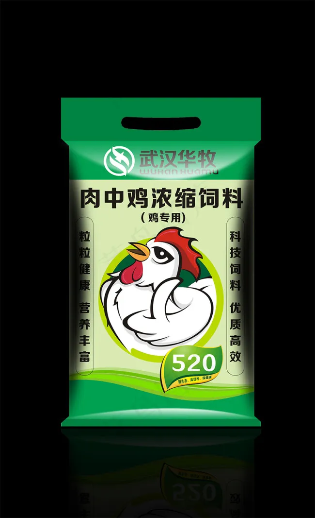 家畜饲料包装设计cdr矢量模版下载