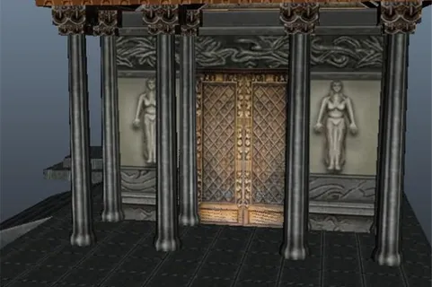 古典装饰游戏模型