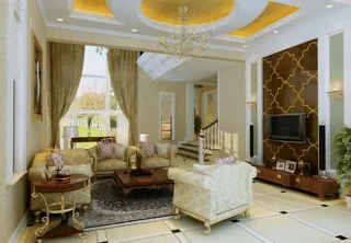 欧式豪华小客厅图片