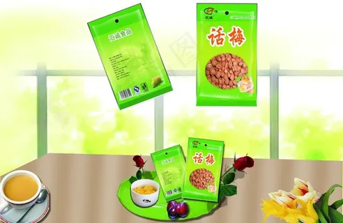 话梅包装图片