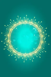 矢量梦幻炫光炫彩背景