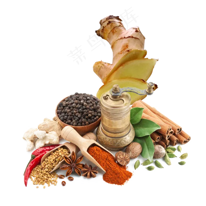 生姜蔬菜海报PNG素材(1134X1134)