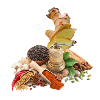 生姜蔬菜海报PNG素材