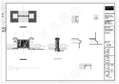 酒店度假村建筑规划cad图纸