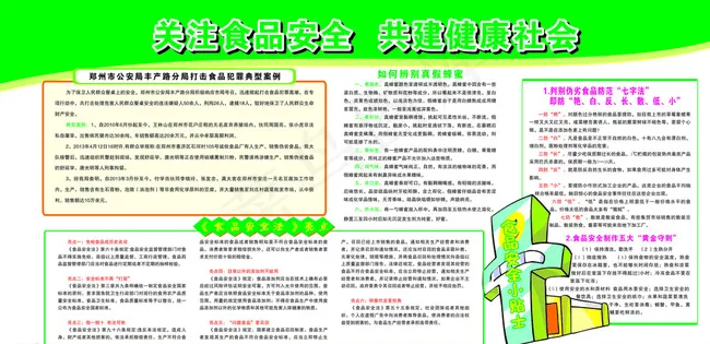 食品安全展板未转曲图片cdr矢量模版下载