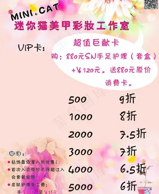 美甲彩妆海报图片