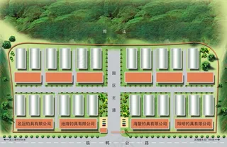 渔具厂鸟瞰效果图图片