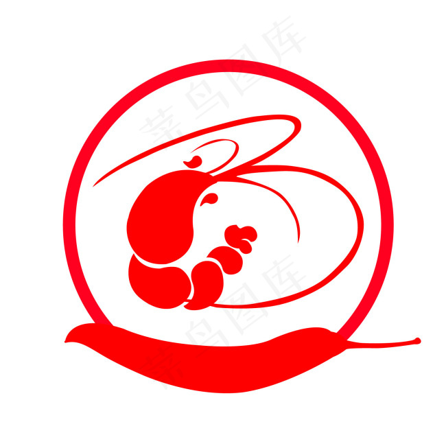 龙虾LOGO设计ai矢量模版下载