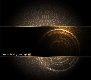 创意数字科技背景矢量