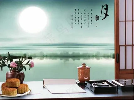 动态中秋ppt模板