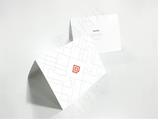 纸片展示样机素材