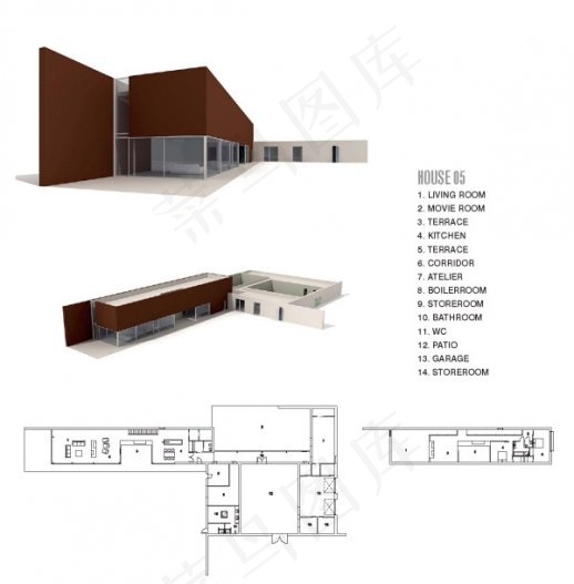 规模宏大的现代建筑3D模型