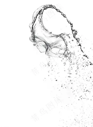 水滴扣图分层psd图图片