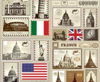 意大利法国英国向量