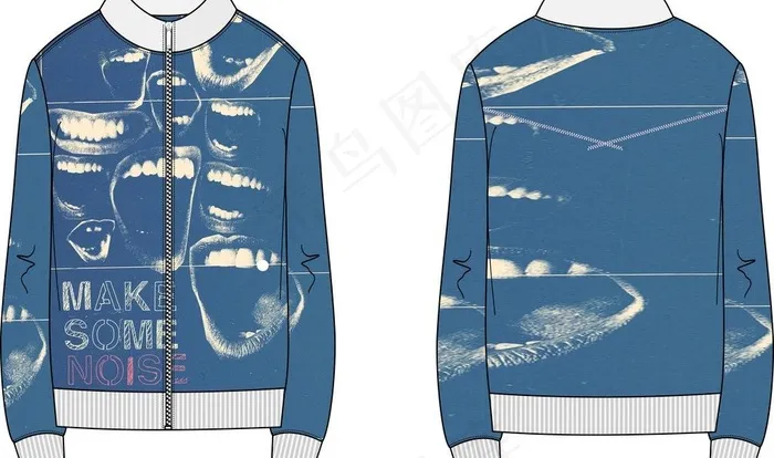 衣服cdr矢量模版下载