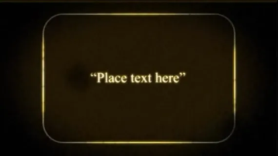 金属框视频素材