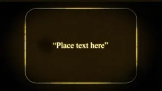 金属框视频素材