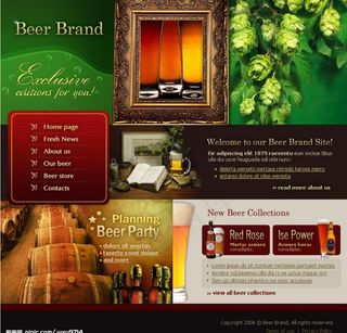 啤酒厂欧美风格图片