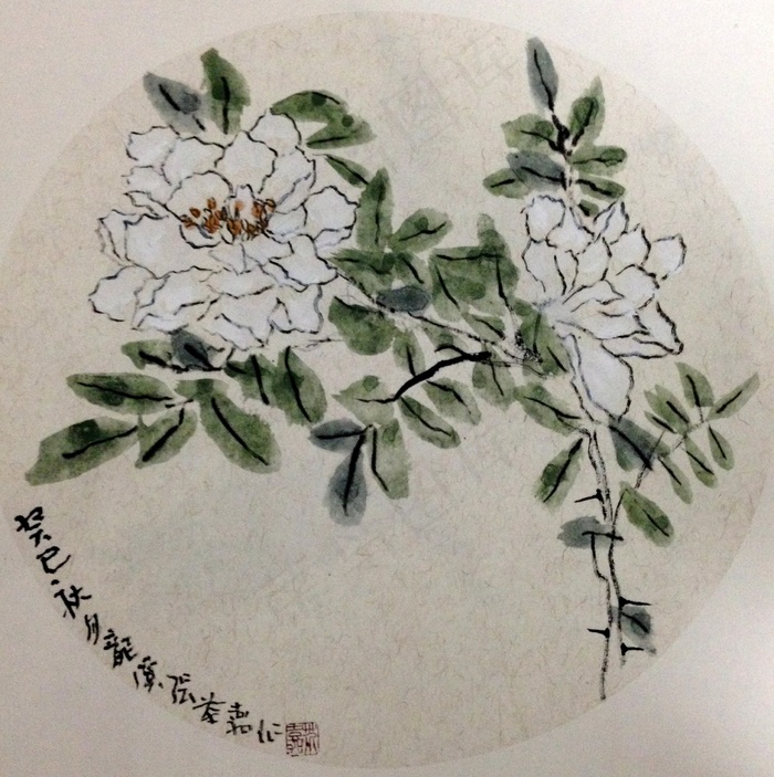 张芥嘉花鸟画精品图片