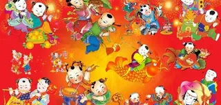 新春金童玉女PSD素材大全