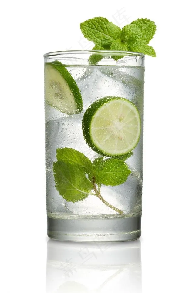 冰柠檬水图片