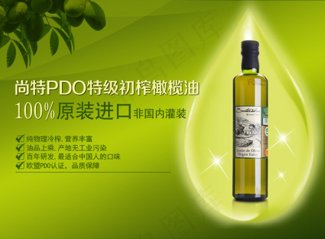 橄榄油描述海报