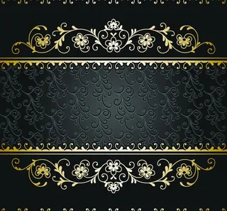 欧式花纹背景图片