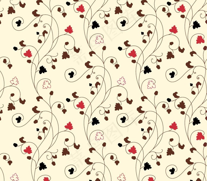 韩国矢量素材花纹图片