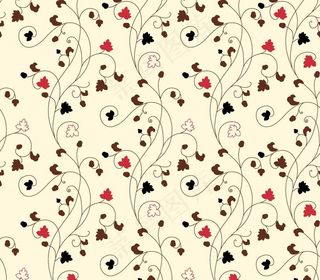 韩国矢量素材花纹图片